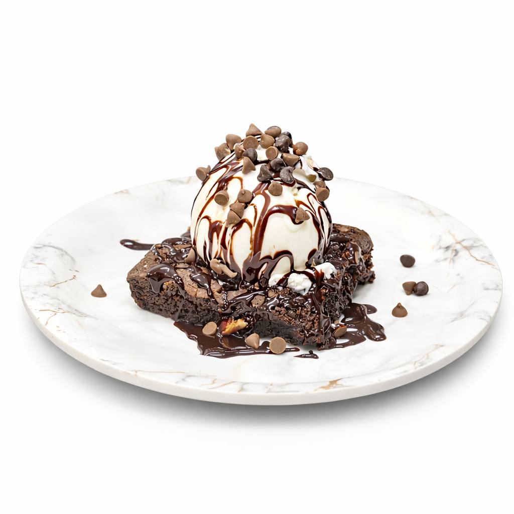 Brownie with Ice Cream